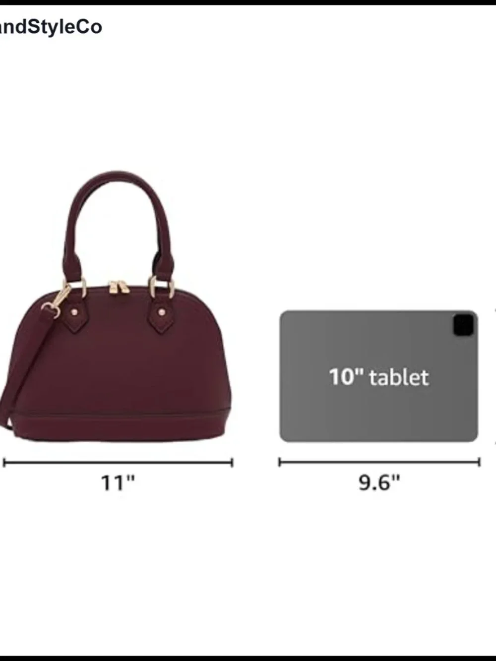 Faux Saffiano Leather Dome Satchel Purse Handbag